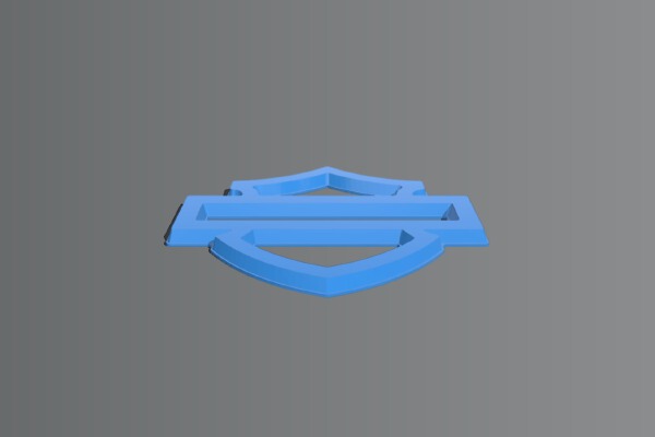 Harley Tank Emblem _ Logo | 3d print model