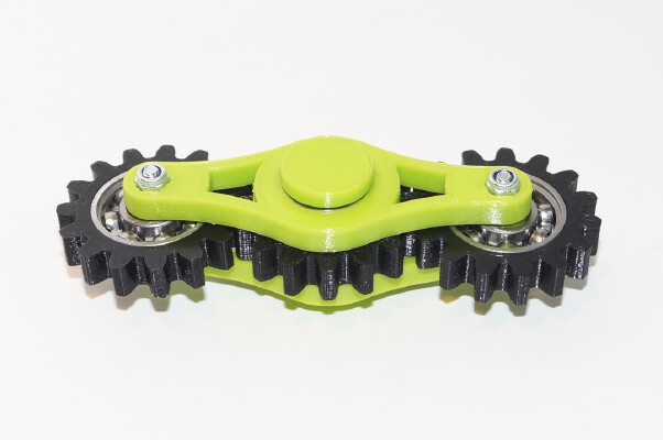 New hand spinner three gears | 3d print model