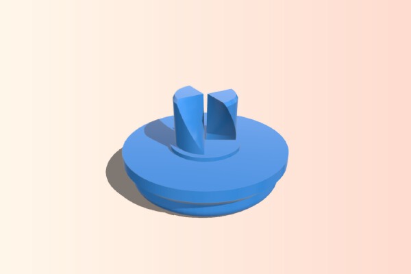 Fidget spinner pocketed pad | 3d print model