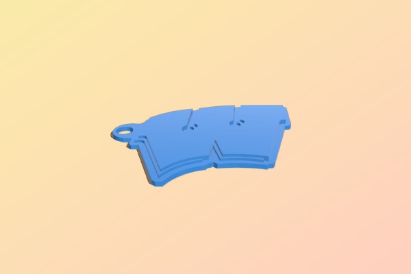 Wisconsin Badgers Keychain | 3d print model