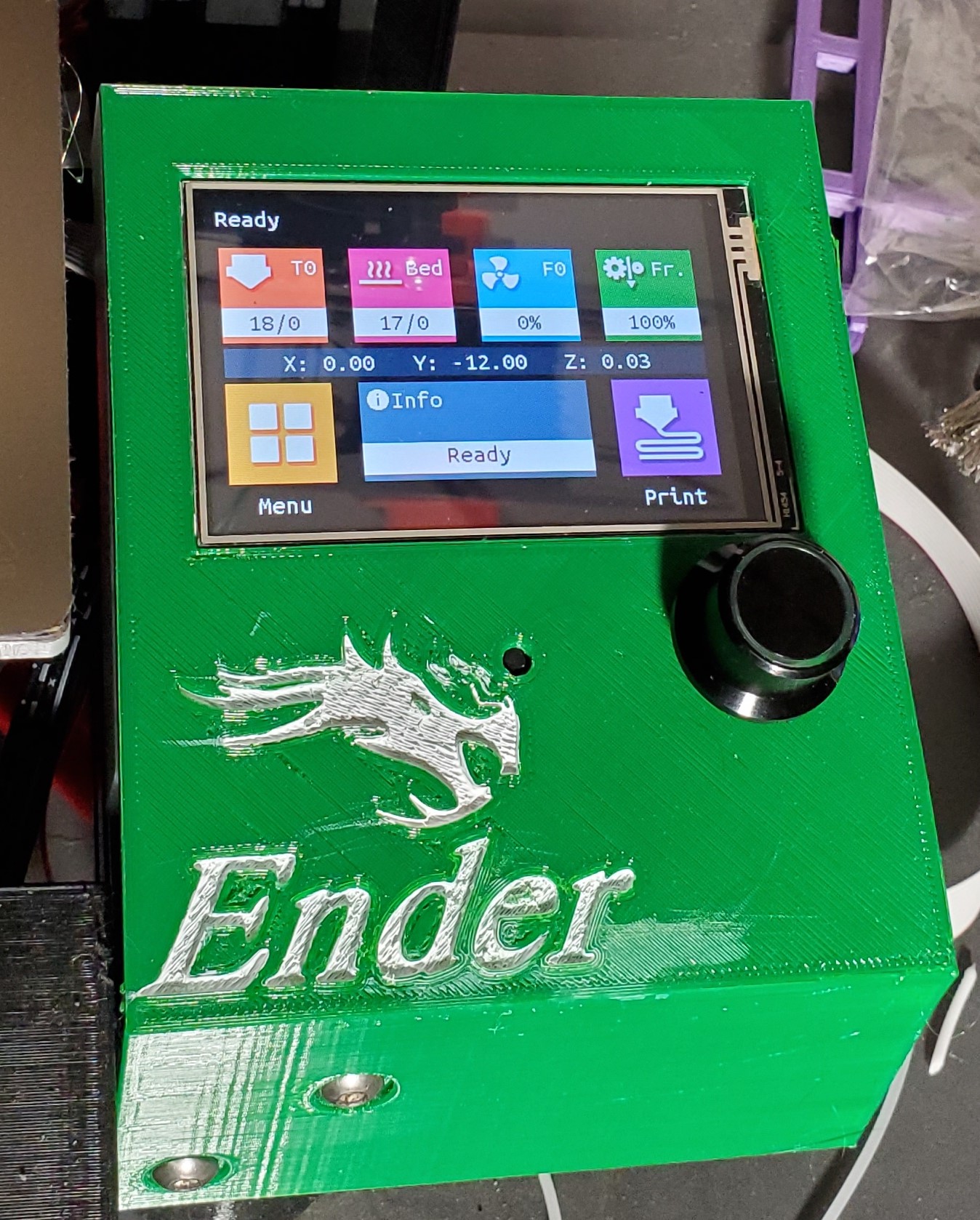 Ender 3 TFT35-E3 Mount