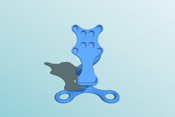 Impulse RC Apex HD FPV Drone Quad Stand _ Launch Pad | 3d print model