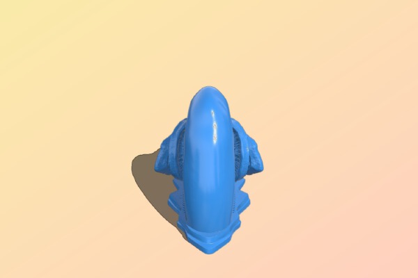 Xenomorph Bust – Wall Mount | 3d print model