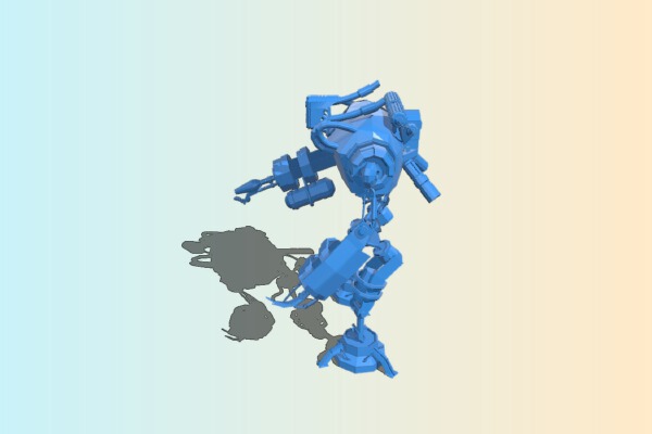 Fighter Robot | 3d print model