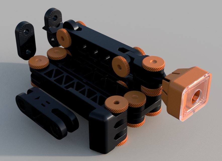 Articulated Camera Mount (Remix with Eryone Thinker S mount)