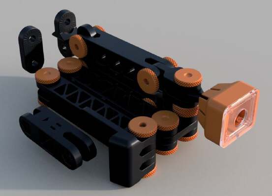Articulated Camera Mount (Remix with Eryone Thinker S mount) | 3d print model