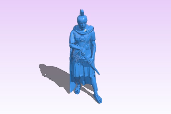 The leader is drawing the sword | 3d print model