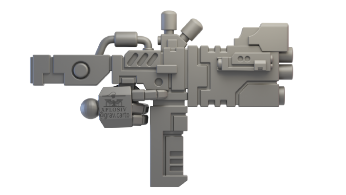 Space Communist Carto Class Plasma Weapon | 3d print model