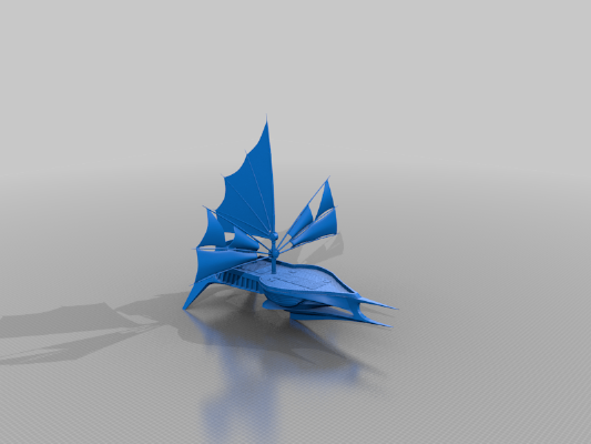 Astral Exploration Ship | 3d print model