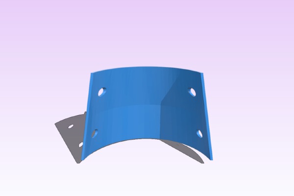 Bixler GoPro nose mount | 3d print model