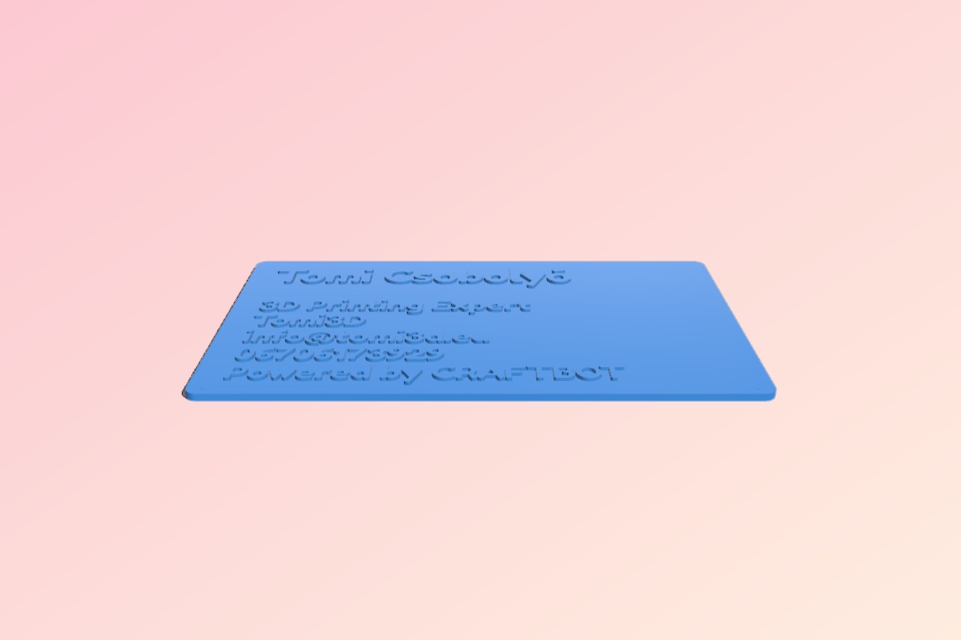 Tomi3D - Business Card