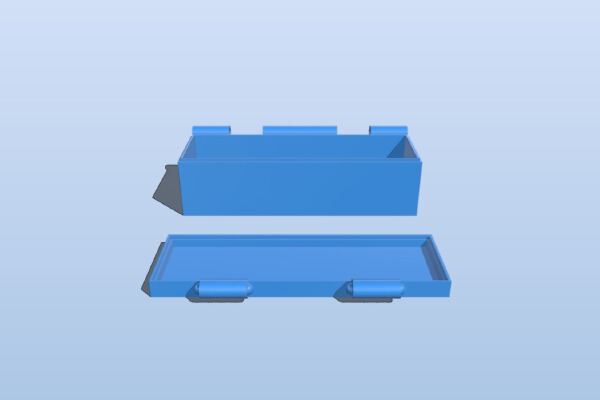 Western Blot Hinged Box | 3d print model
