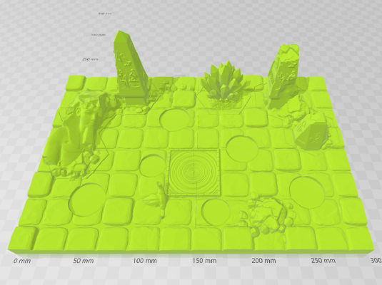 Diorama + Hex for Eyes of the Nine | 3d print model