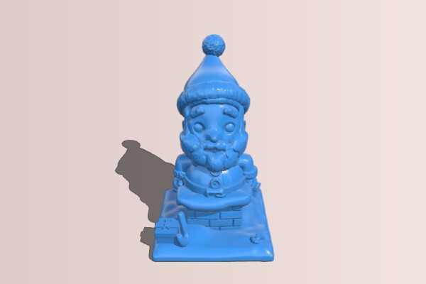 Santa Claus Trapped UP | 3d print model