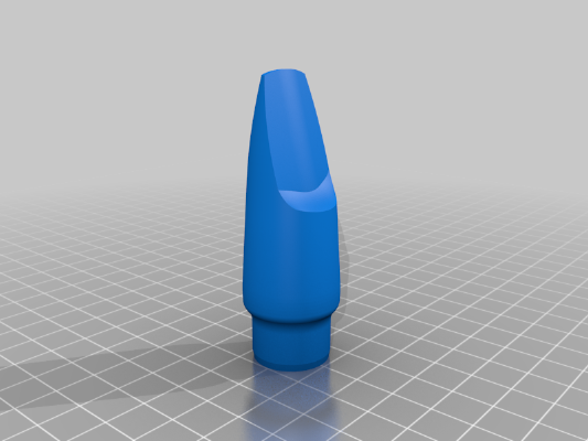 Soprano Saxophone Mouthpiece | 3d print model