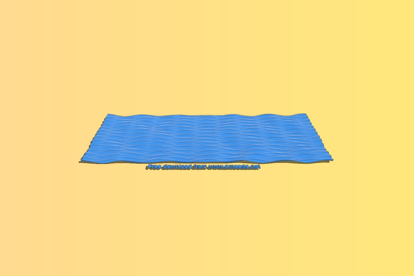 Flat plate pattern