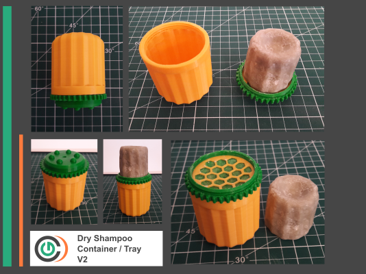Dry Shampoo Container _ Tray | 3d print model