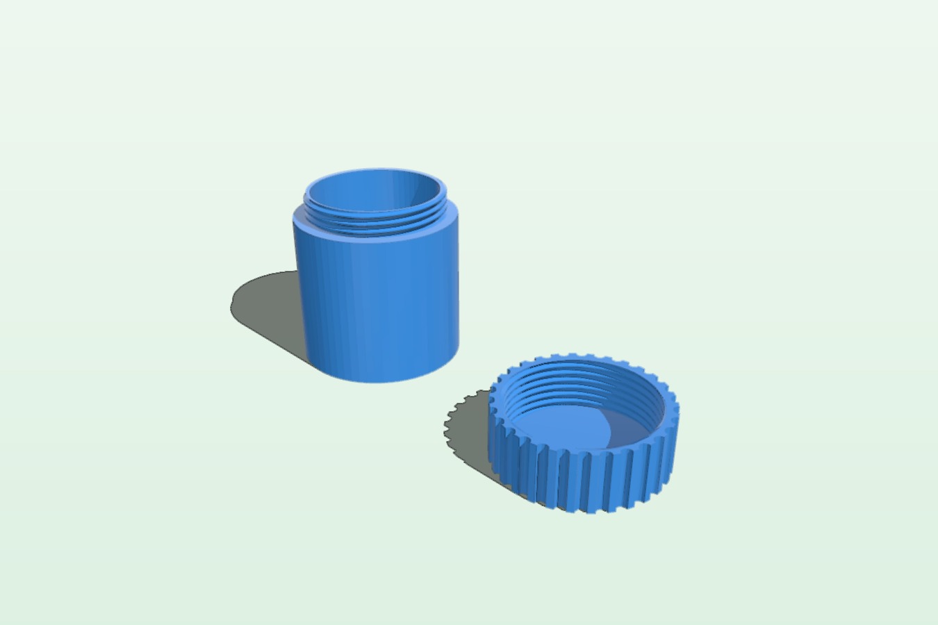 Container with lid