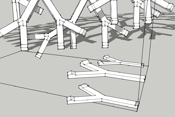 Fractal Recursive Branch Experiment | 3d print model