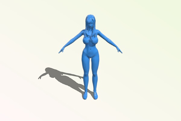 Miss leopard | 3d print model