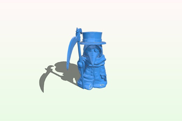 Little Plague Doctor | 3d print model
