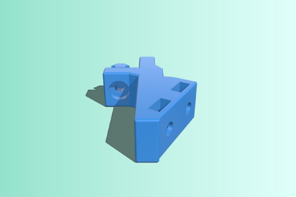 Ender 3 Pro side spool bracket | 3d print model
