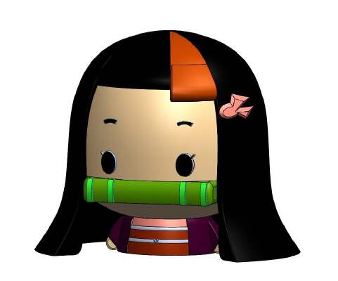 Nezuko money bank | 3d print model