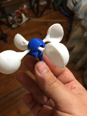 Anemometer, wind spinner | 3d print model