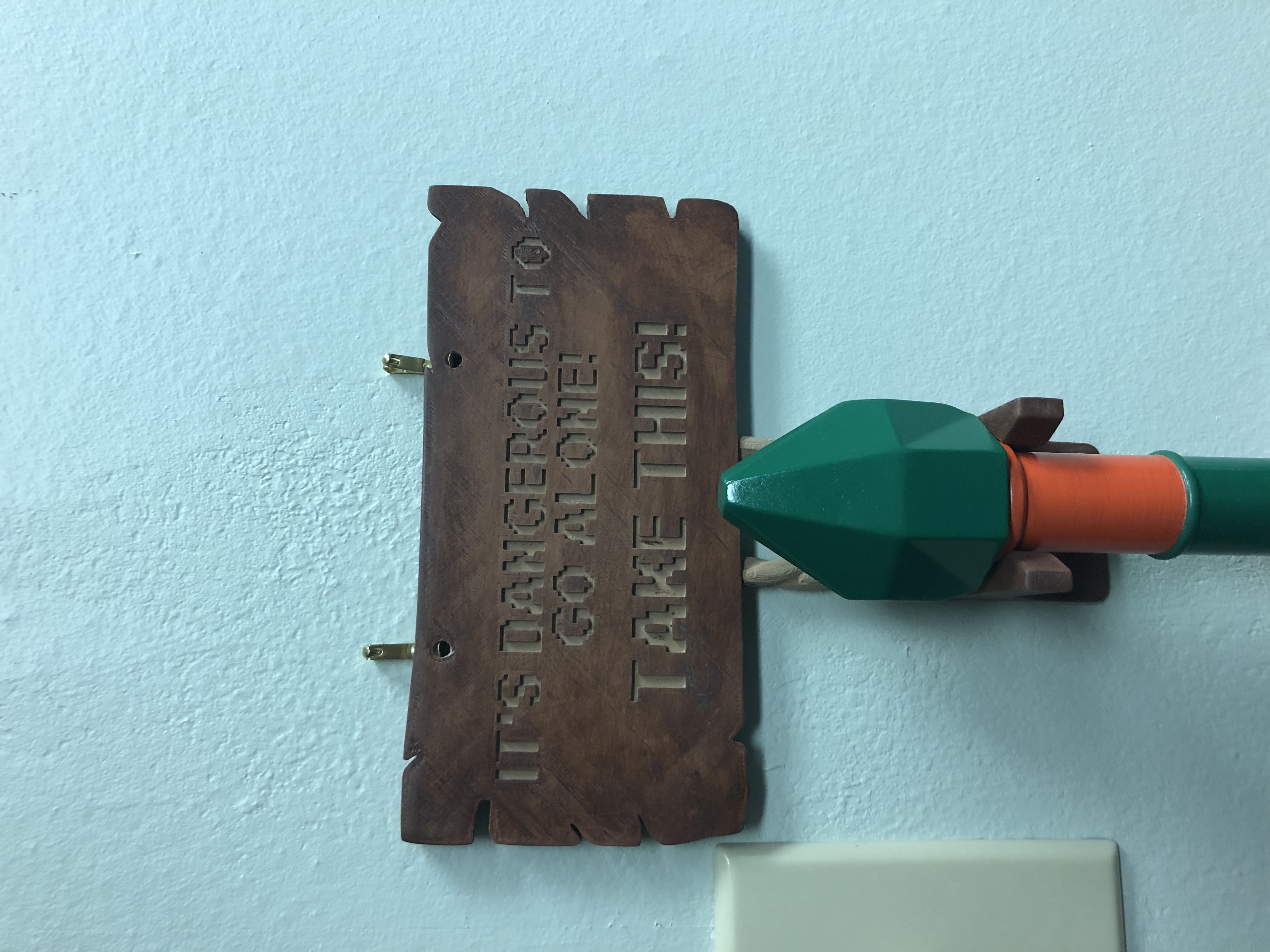 Legend of Zelda Wooden Sword Display Hanger