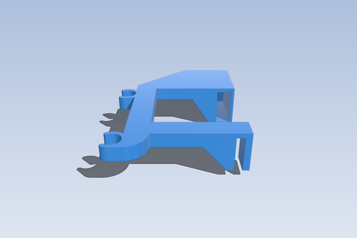 Prusa i3 caliper holder for bed leveling