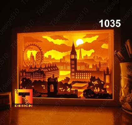 city of london lightbox | 3d print model