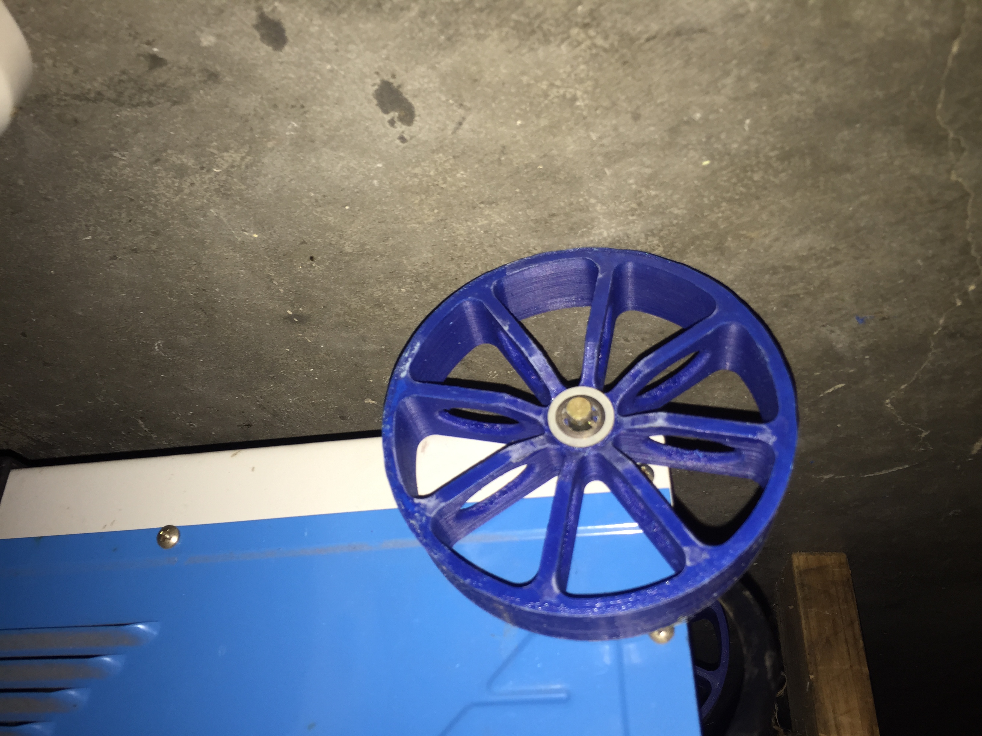 125 x 30mm wheel for 8mm shaft.