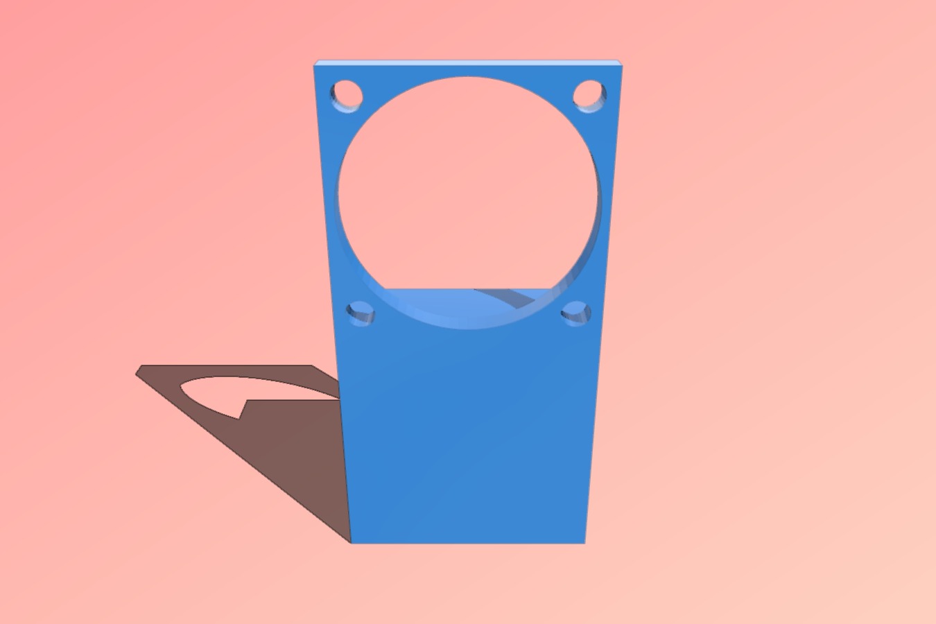 Fan mount for NEJE Laser Engraver