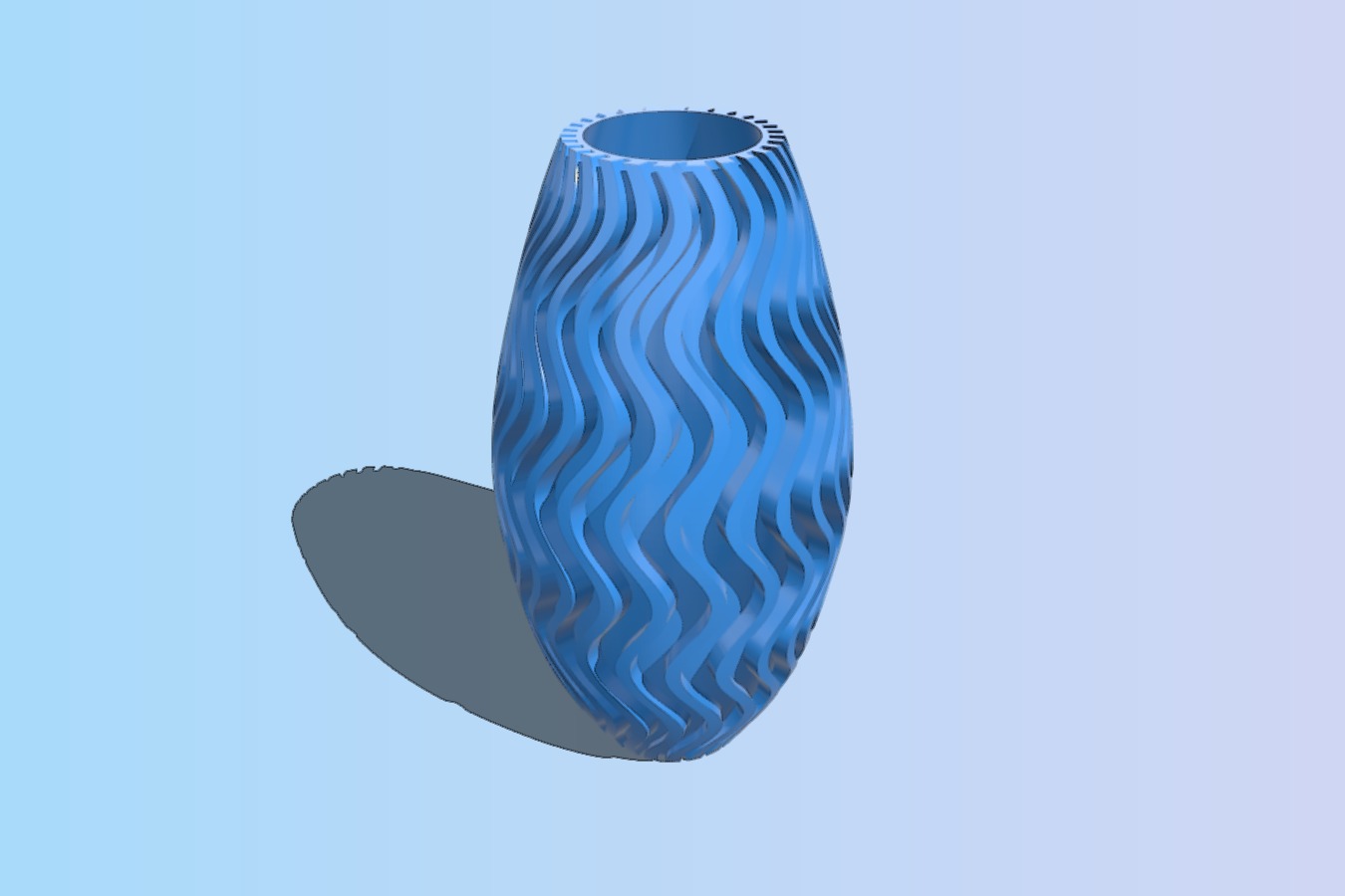 5-color Vase