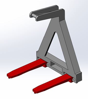 Playmobil pallet lifter | 3d print model