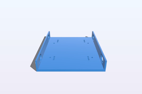 Fractal Design Node 804 Hard Drive 3.5 Type 1 Tray Adapter | 3d print model