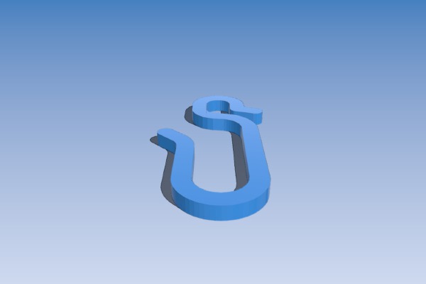 Shower Curtain Hooks | 3d print model