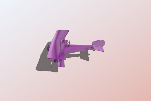 Nieuport 12 - First World War Airplane _ Avion de la Première Guerre mondiale | 3d print model