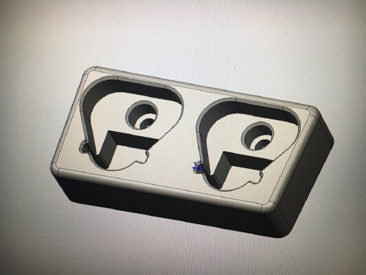 Milwaukee M12 batteris support | 3d print model