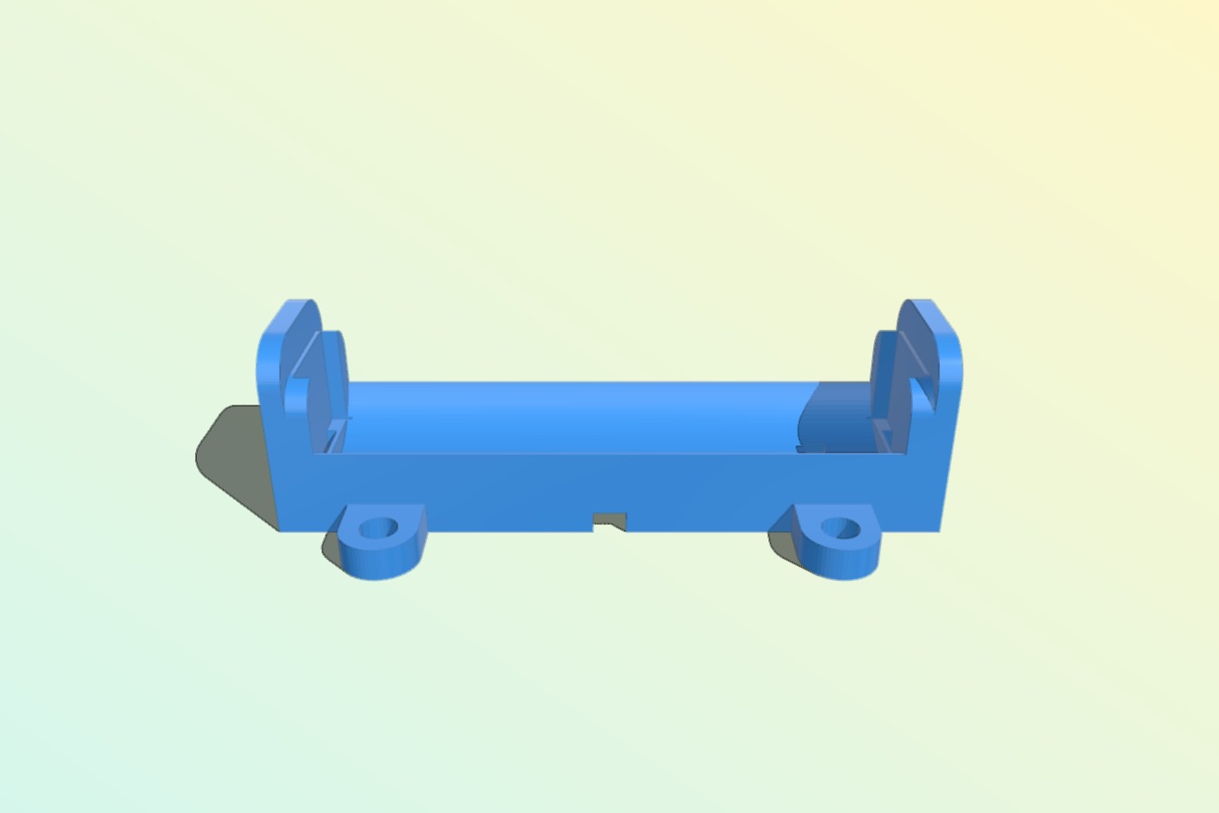Parametric Spring Contacts Battery Box for AA Cells (Aliexpress Contacts)