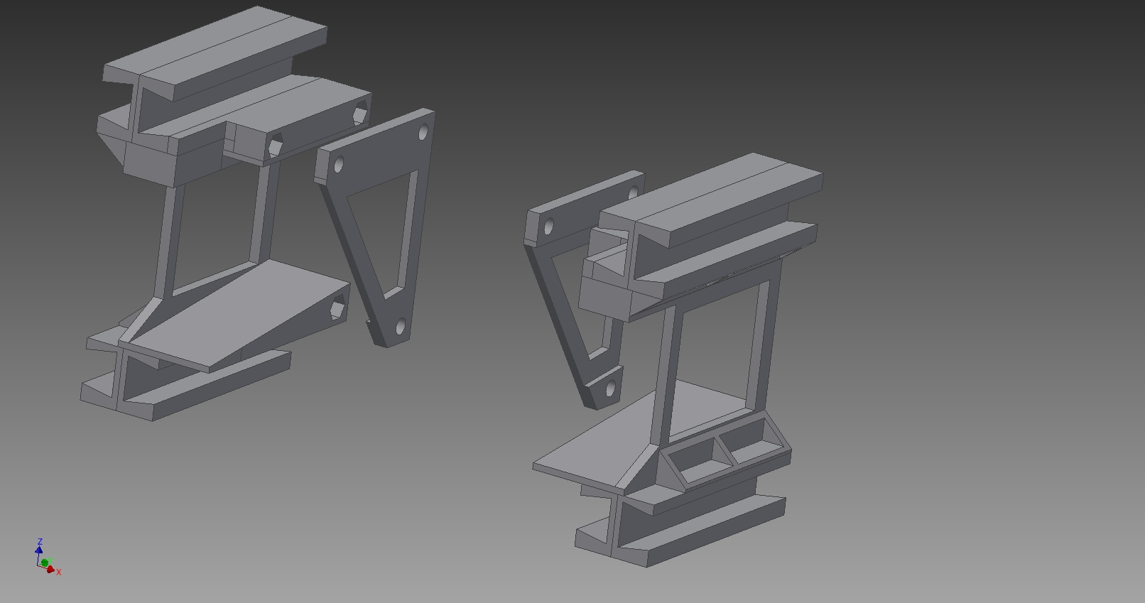 Moverio BT-200 Accessory Rail Mounts