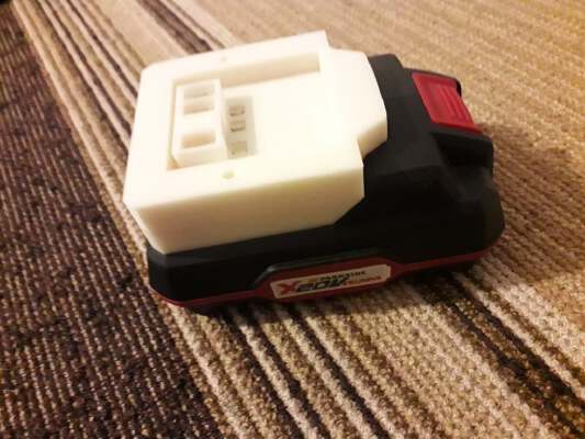 Parkside 20V battery adapter | 3d print model