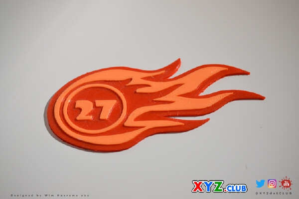 Hot Number 27 | 3d print model