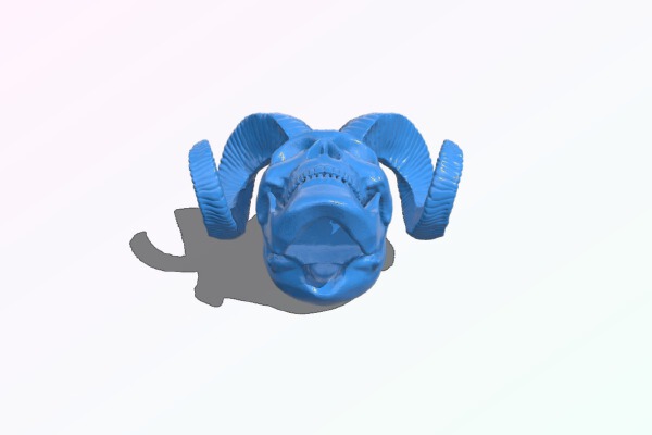 Demon skull head | 3d print model