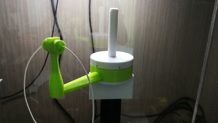 Tronxy X1 Horizontal Spool Stand on Original Handle | 3d print model