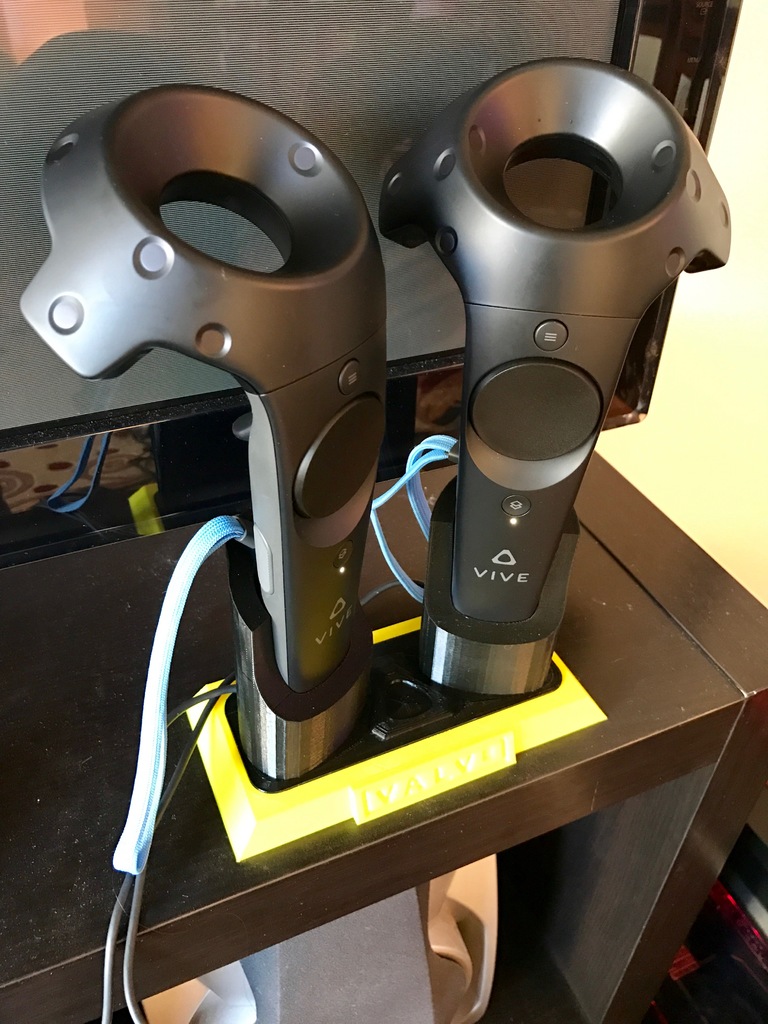 Vive Controller Stand and Charging Station remix