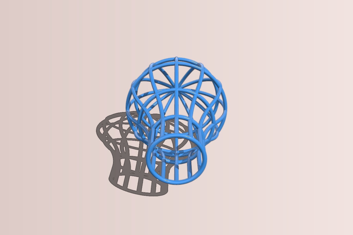 Lightbulb Mesh Lampshade