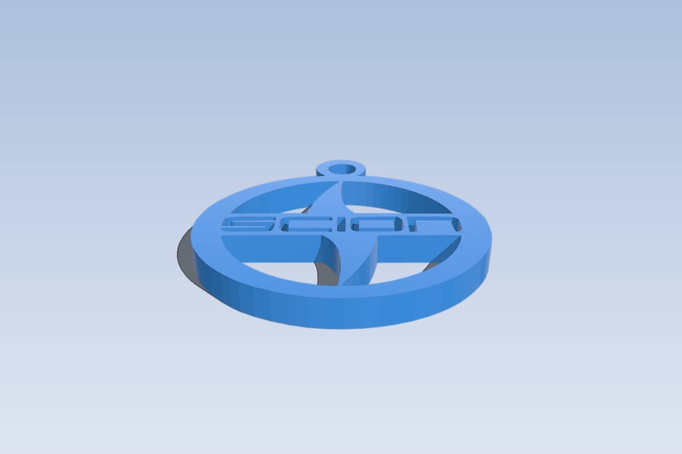 Scion Logo Key Chain