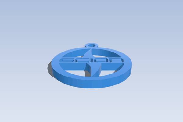 Scion Logo Key Chain | 3d print model