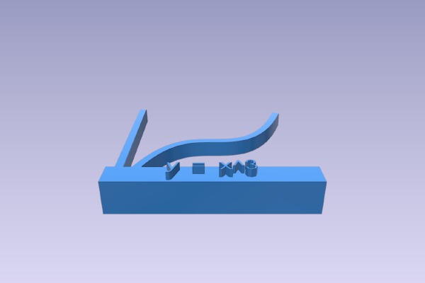 Daily Equation #15 - y = a*x^3 | 3d print model